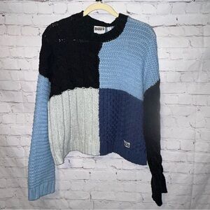 Ragged‎ Patchwork Sweater women’s size S